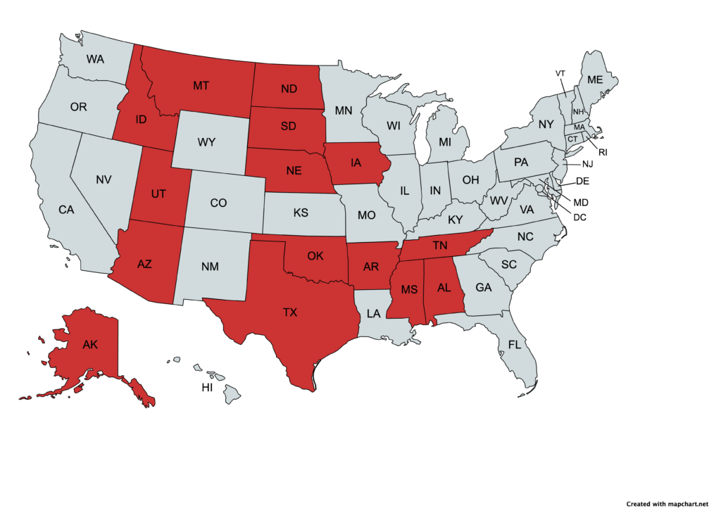 Governor's Opposed to 30 x 30