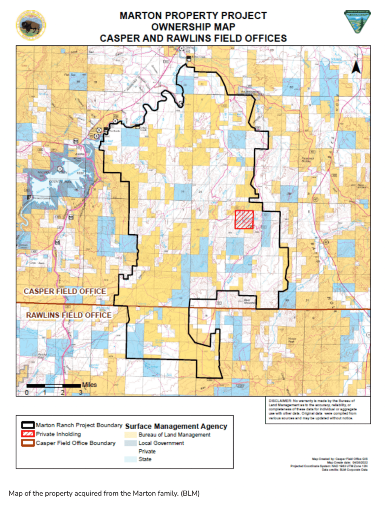 Marton Property BLM Acquisition Map